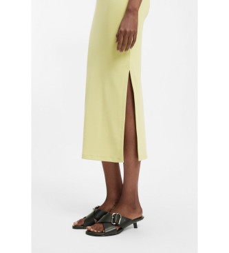 HUGO Nalimera beige kl�nning