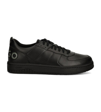 HUGO Kilian Leather Sneakers black