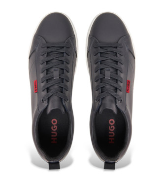 HUGO Sneakers in pelle blu navy Morrie Tenn