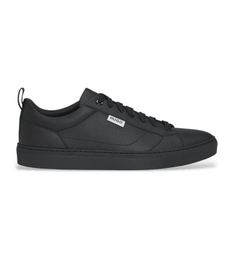 HUGO Sneaker Morrie Tenn in pelle nera