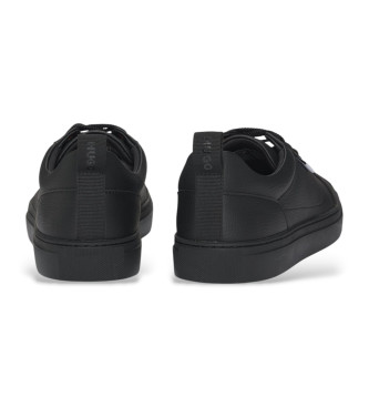 HUGO Sneaker Morrie Tenn in pelle nera