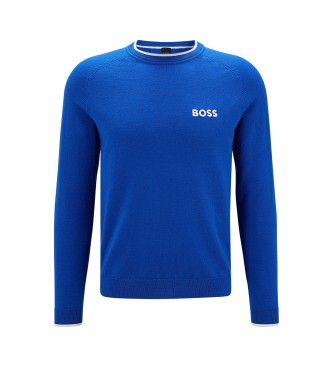 BOSS Ralvin blue sweater