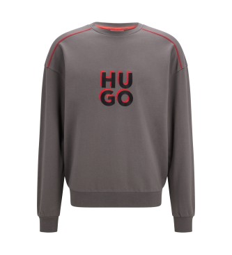 HUGO Sweatshirt Monologo gray