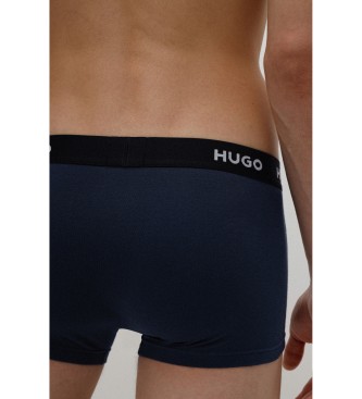 HUGO Confezione da 3 cinture con logo b xers blu navy