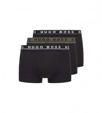 BOSS 3er-Pack schwarze Kofferraum-Boxershorts