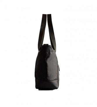 Hunter Nylon Midi Tote Bag black -30x14x37cm