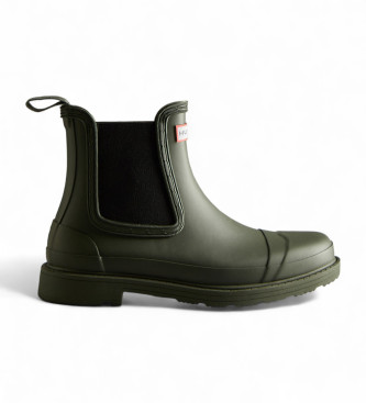 Hunter Commando Chelsea Boots zeleni