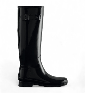 Hunter Bottes Refined Gloss noires