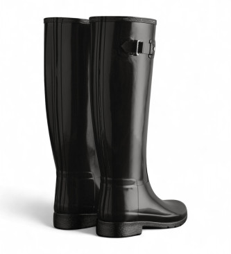 Hunter Bottes Refined Gloss noires