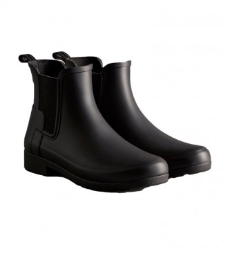 Hunter Refined Chelsea ankle boots black 
