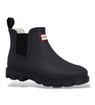 Hunter Bottines Downpour Chelsea Insulated noires