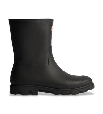 Hunter Downpour Short Insulated black rain boots