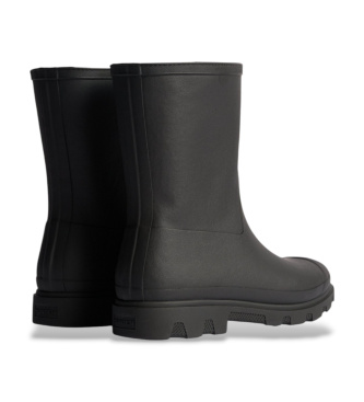 Hunter Downpour Short Insulated black rain boots