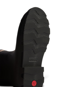 Hunter Downpour Short Insulated black rain boots