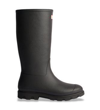 Hunter Bottes de pluie Downpour Tall Insulated noires