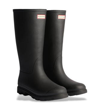 Hunter Bottes de pluie Downpour Tall Insulated noires