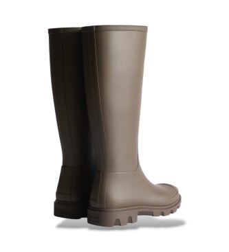 Hunter Brown Downpour tall boots