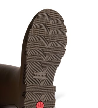 Hunter Brown Downpour tall boots