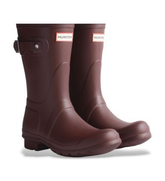 Hunter Botas de agua Original Short burdeos