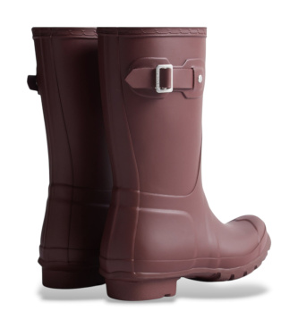 Hunter Botas de agua Original Short burdeos