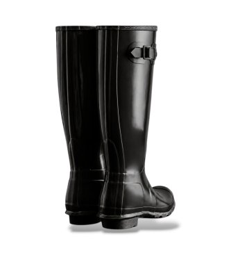 Hunter Botas de agua Original Tall Gloss Wellington marrón