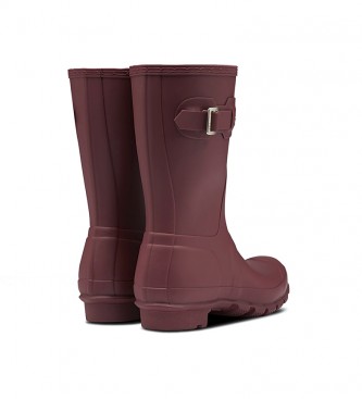 Hunter Boots Original Short burgundy -Cane height: 23cm