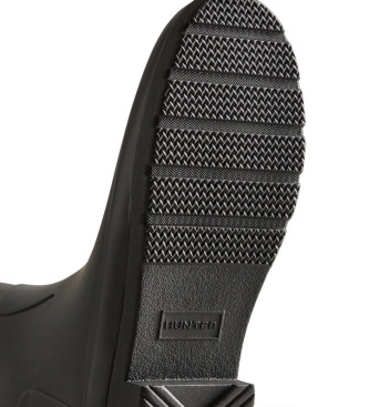 Hunter Refined Gold Trim Tall Boots black