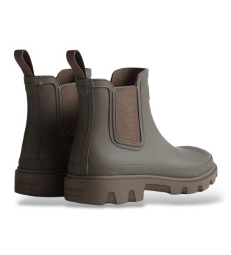 Hunter Botines de agua Downpour Chelsea marrón