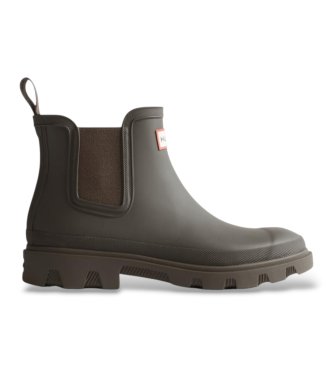 Hunter Botines de agua Downpour Chelsea marrón