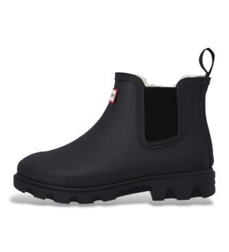 Hunter Bottines Downpour Chelsea Insulated noires