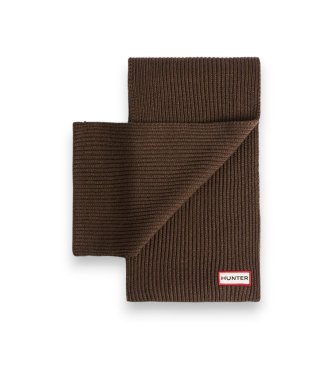 Hunter Brown hat and scarf set