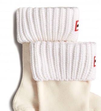 Hunter White Boot Socks With White Hem