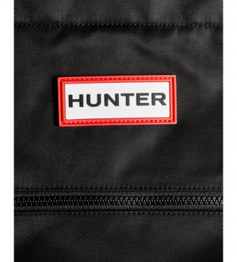 Hunter Borsa tote superiore nera con clip -16x43x52cm-