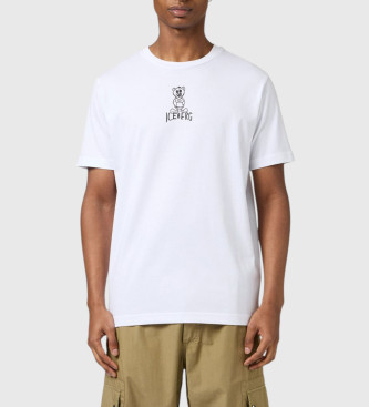 Iceberg Hvid T-shirt med logo