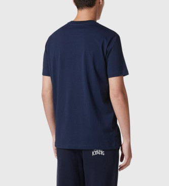 Iceberg T-shirt med logo, bl