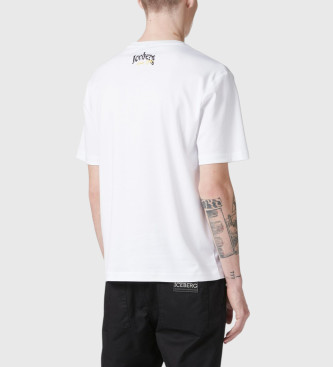 Iceberg Camiseta regular fit blanco