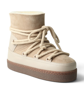 Inuikii Bottes en Cuir Classic beige