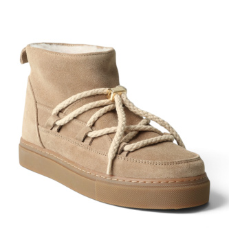 Inuikii Stivali di Pelle Classic Low beige
