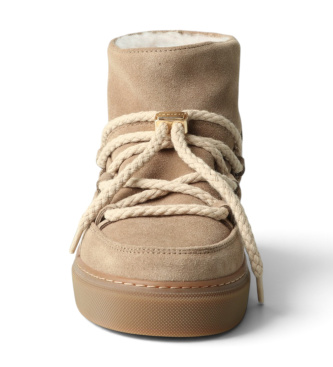 Inuikii Stivali di Pelle Classic Low beige