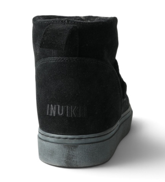 Inuikii Stivali di Pelle Classic Low nero