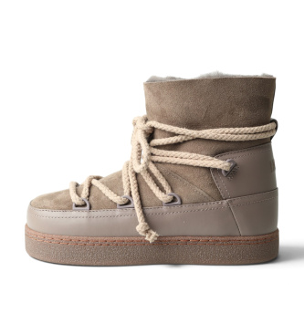 Inuikii Bottes en Cuir Classic taupe