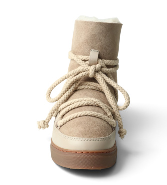 Inuikii Stivali in Pelle Classic Wedge beige