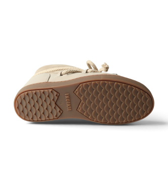 Inuikii Stivali in Pelle Classic Wedge beige