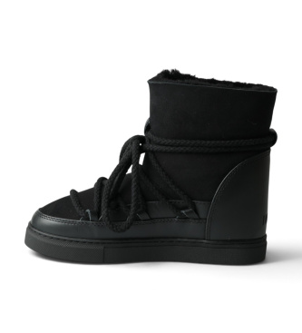 Inuikii Bottes en Cuir Classic Wedge noir