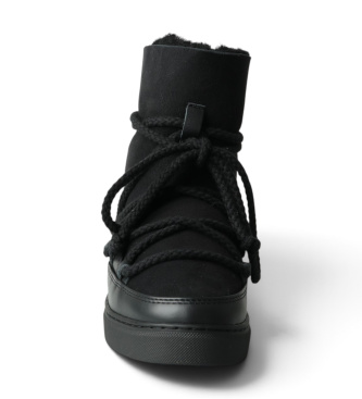 Inuikii Bottes en Cuir Classic Wedge noir