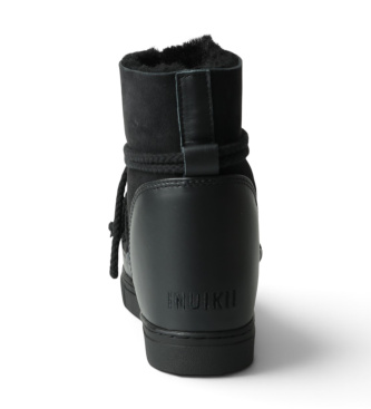 Inuikii Bottes en Cuir Classic Wedge noir