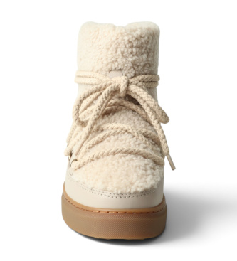 Inuikii Stivali di Pelle Curly beige