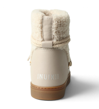 Inuikii Stivali di Pelle Curly beige