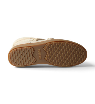 Inuikii Stivali di Pelle Curly beige