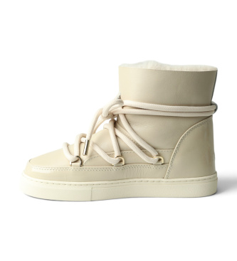 Inuikii Bottes en Cuir Gloss beige